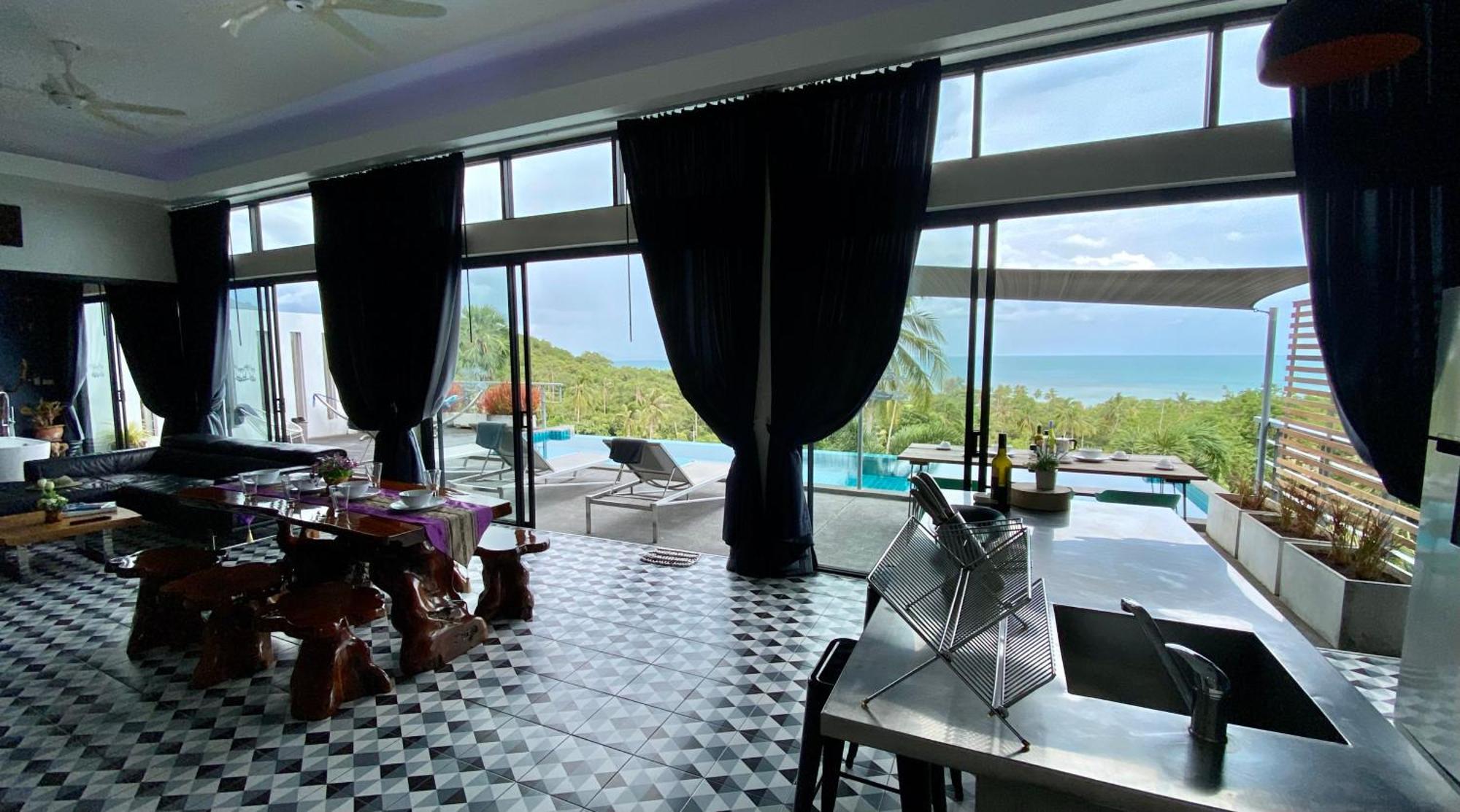 Ko Samui Seaview Pool Villa Philippa With Car หาดแหลมเส็ด ภายนอก รูปภาพ